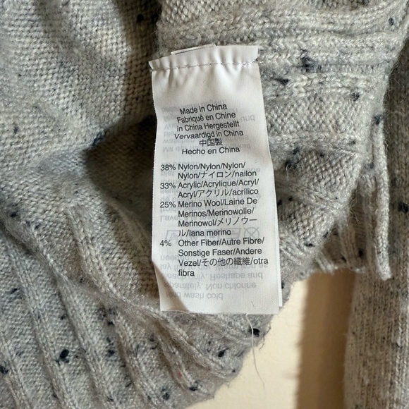 Madewell Gray Turtleneck Sweater - Picture 4 of 4